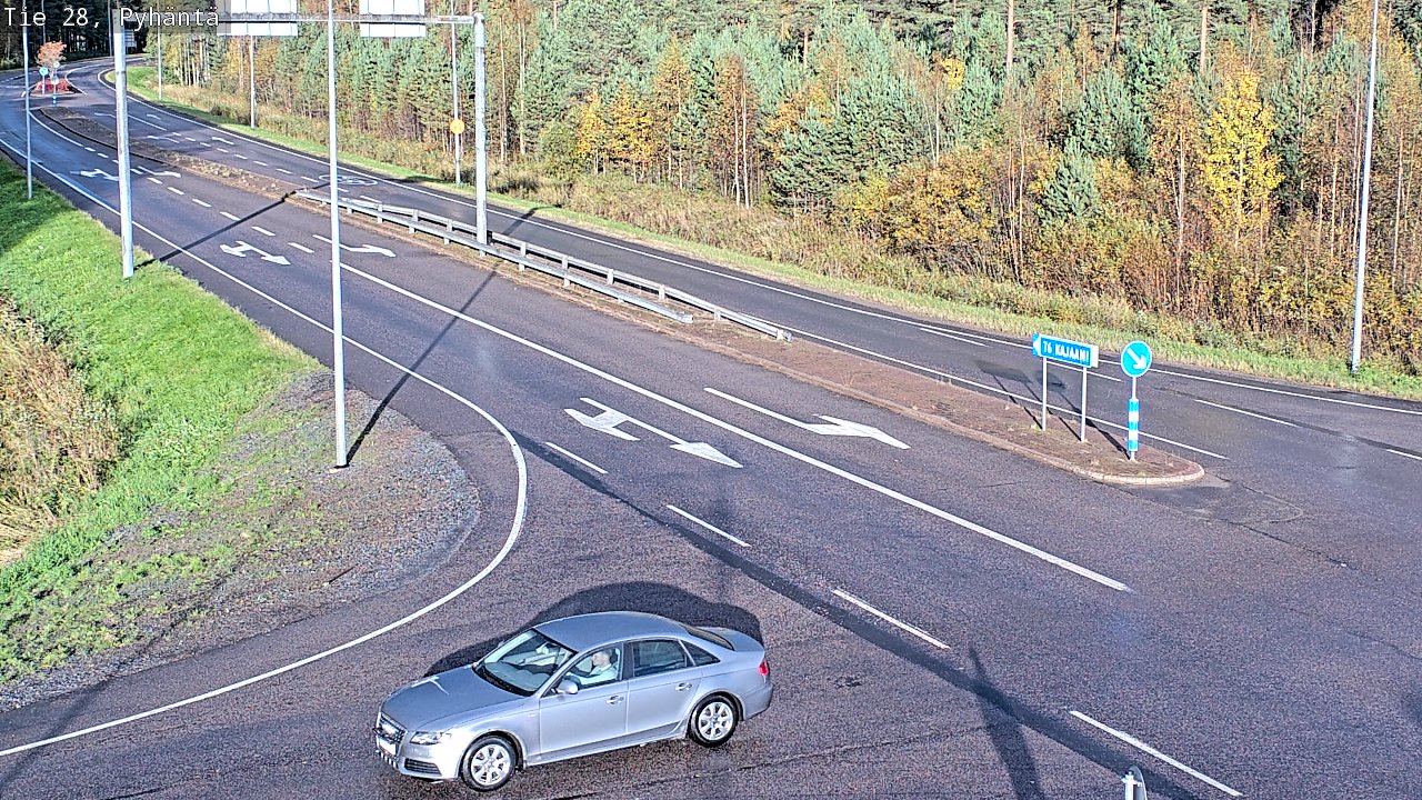 Kelikamerat Kuva Tie 28 Pyhäntä, Pyhäntä, Pohjois-Pohjanmaa