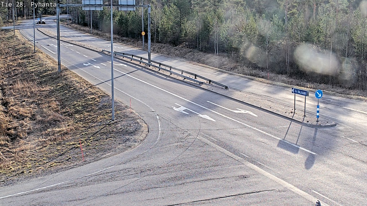 Kelikamerat Kuva Tie 28 Pyhäntä, Pyhäntä, Pohjois-Pohjanmaa