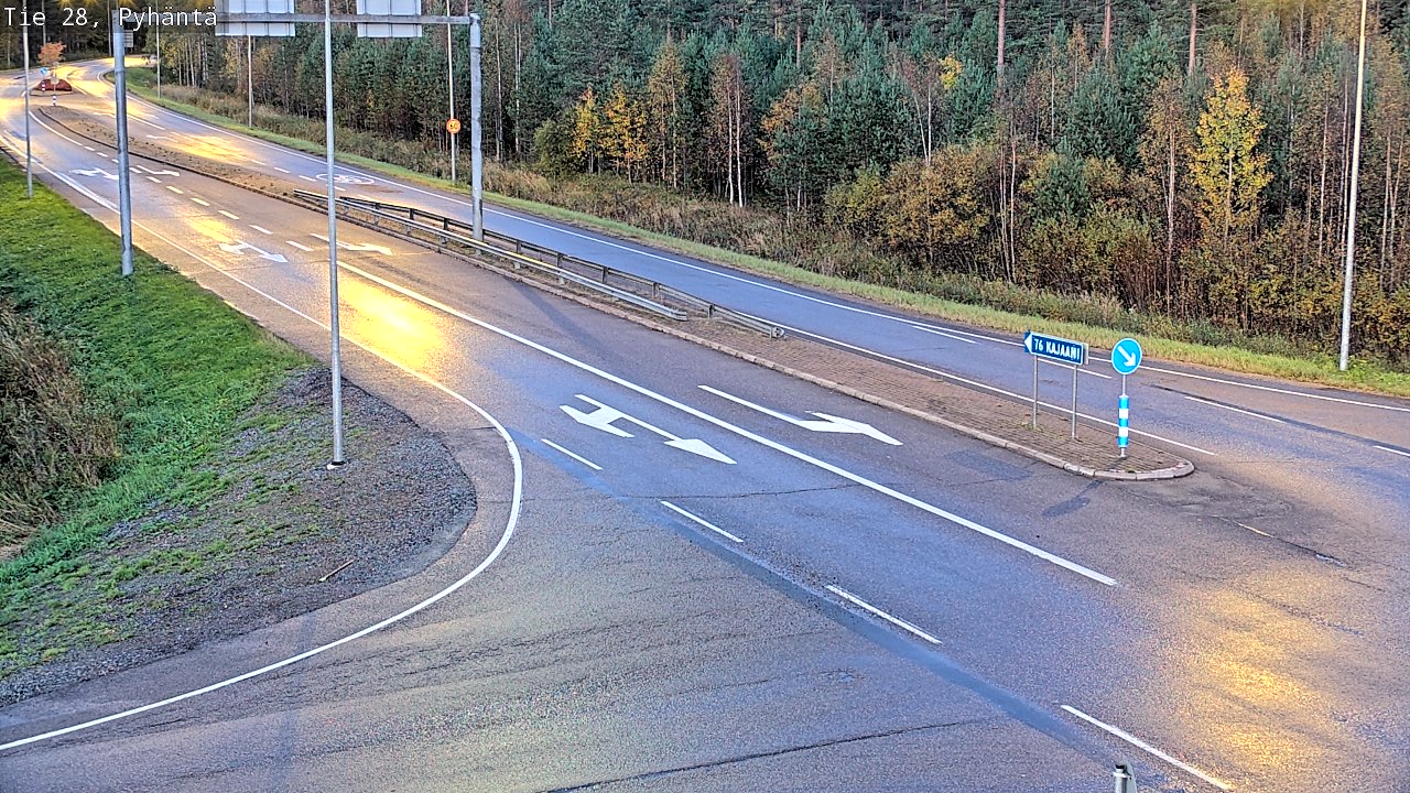Kelikamerat Kuva Tie 28 Pyhäntä, Pyhäntä, Pohjois-Pohjanmaa