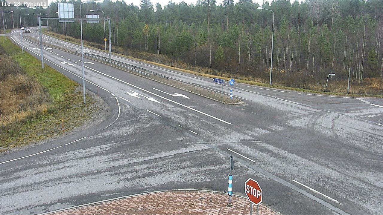 Kelikamerat Kuva Tie 28 Pyhäntä, Pyhäntä, Pohjois-Pohjanmaa