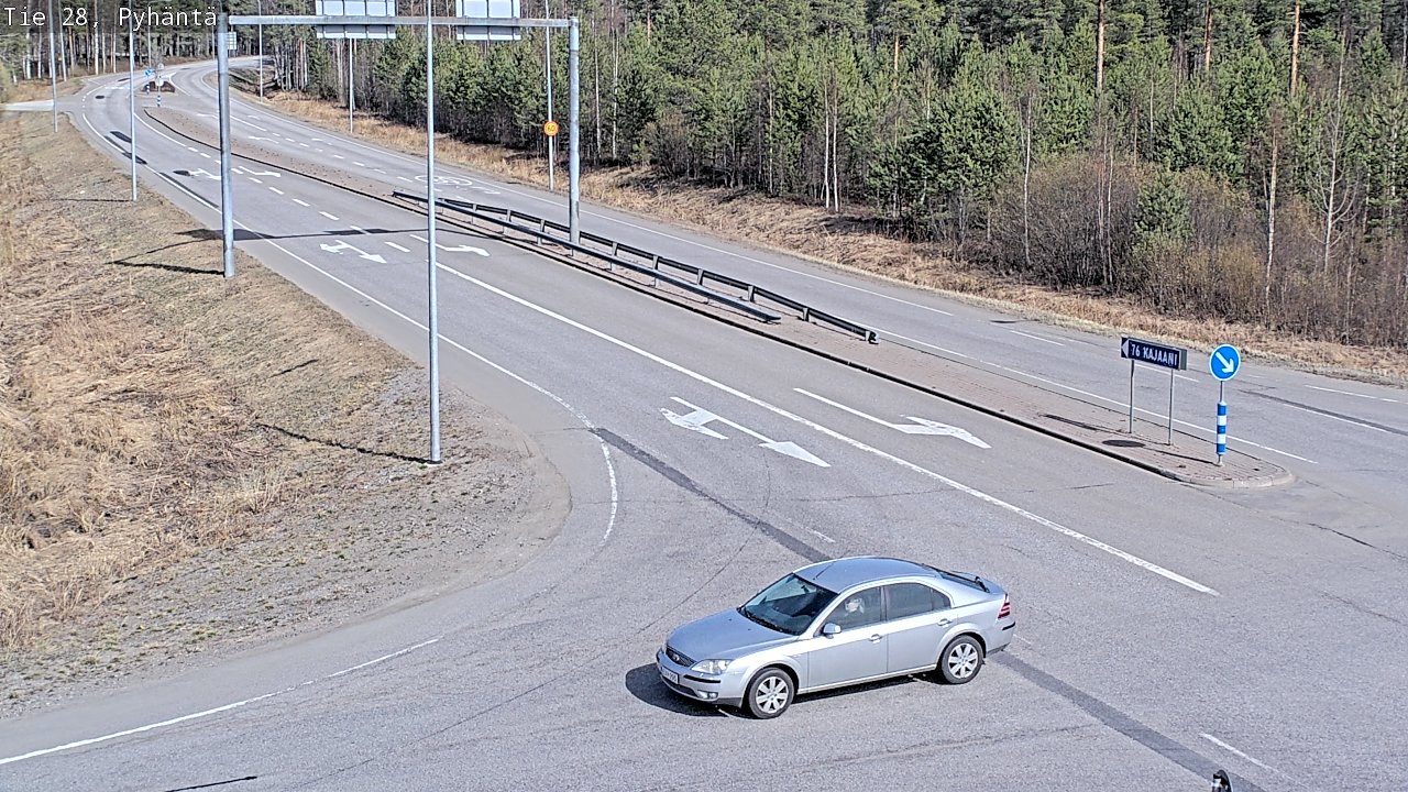 Kelikamerat Kuva Tie 28 Pyhäntä, Pyhäntä, Pohjois-Pohjanmaa