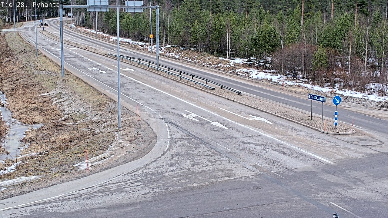 Kelikamerat Kuva Tie 28 Pyhäntä, Pyhäntä, Pohjois-Pohjanmaa