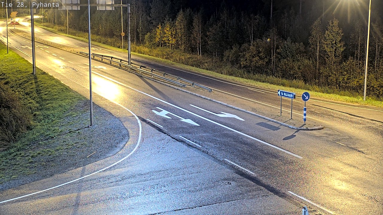Kelikamerat Kuva Tie 28 Pyhäntä, Pyhäntä, Pohjois-Pohjanmaa