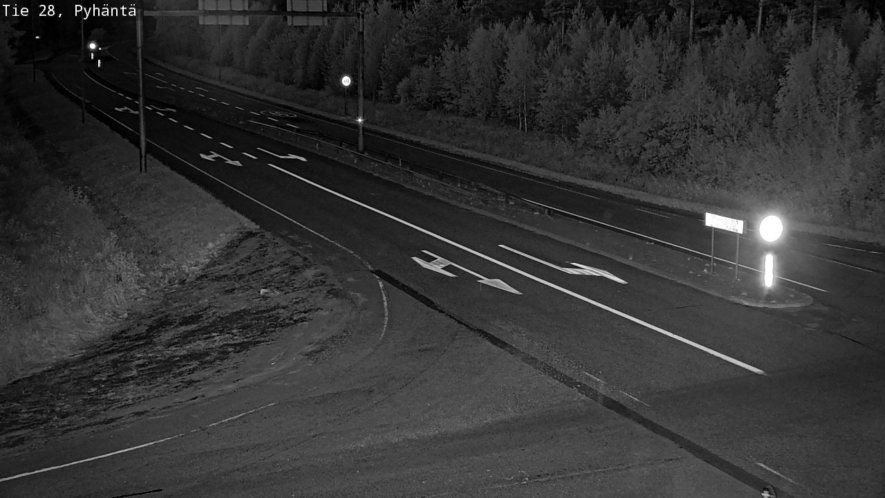 Kelikamerat Kuva Tie 28 Pyhäntä, Pyhäntä, Pohjois-Pohjanmaa