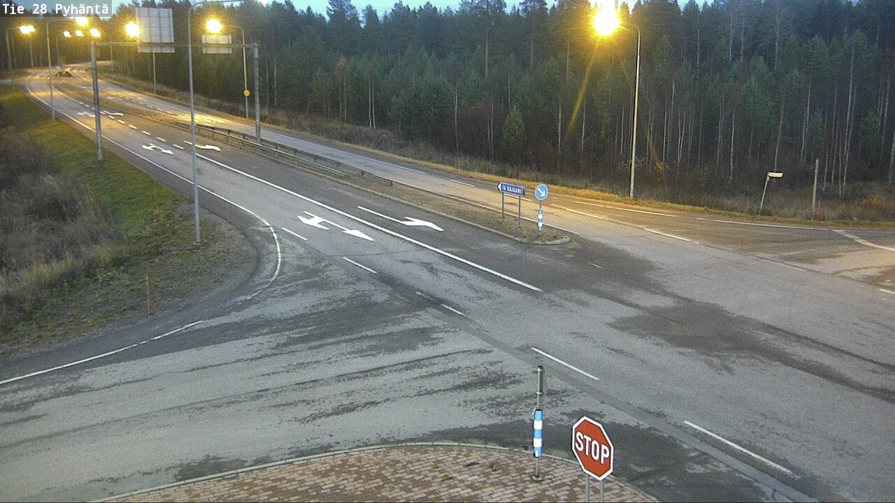 Kelikamerat Kuva Tie 28 Pyhäntä, Pyhäntä, Pohjois-Pohjanmaa