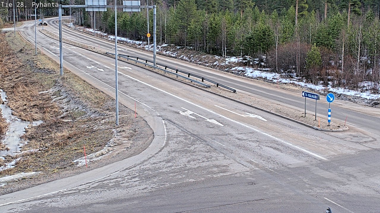 Kelikamerat Kuva Tie 28 Pyhäntä, Pyhäntä, Pohjois-Pohjanmaa
