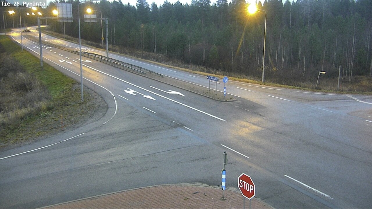 Kelikamerat Kuva Tie 28 Pyhäntä, Pyhäntä, Pohjois-Pohjanmaa