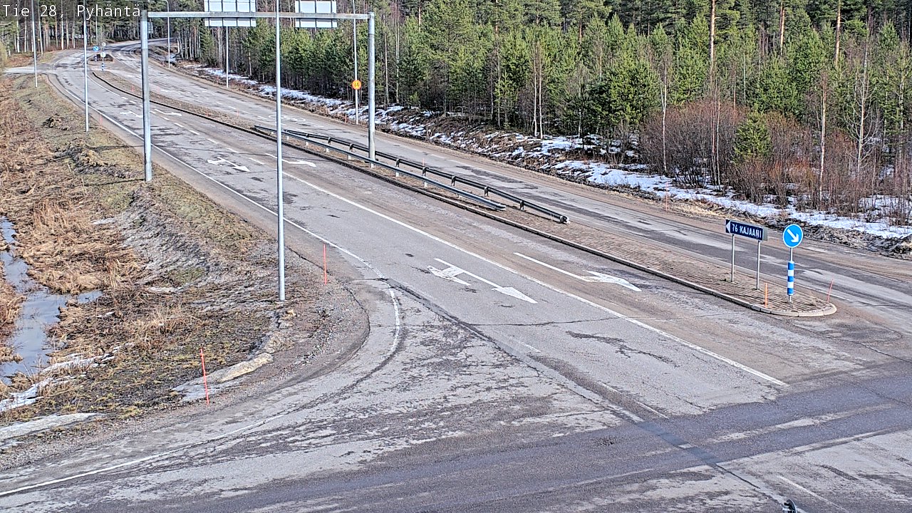 Kelikamerat Kuva Tie 28 Pyhäntä, Pyhäntä, Pohjois-Pohjanmaa