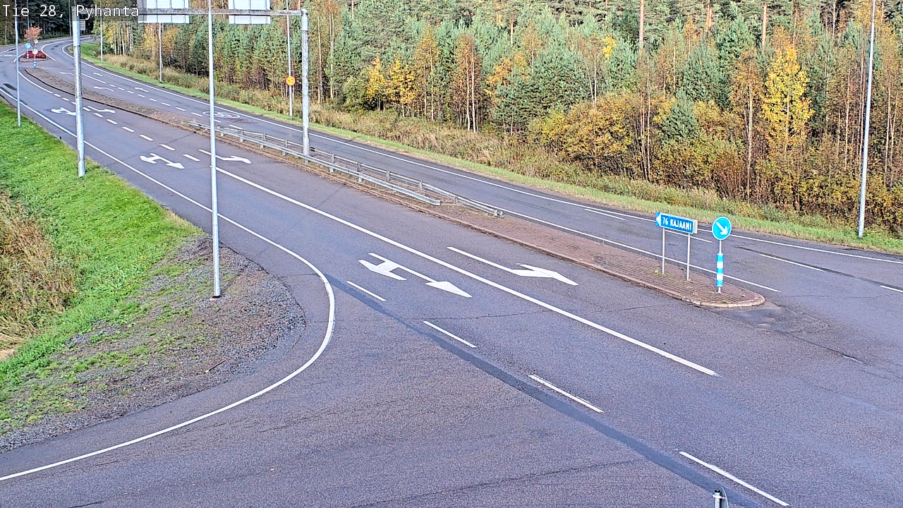 Kelikamerat Kuva Tie 28 Pyhäntä, Pyhäntä, Pohjois-Pohjanmaa