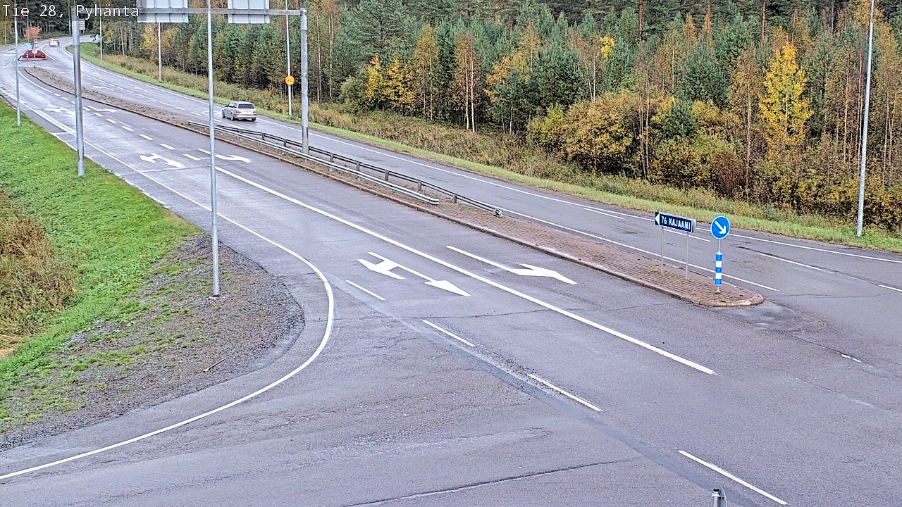 Kelikamerat Kuva Tie 28 Pyhäntä, Pyhäntä, Pohjois-Pohjanmaa