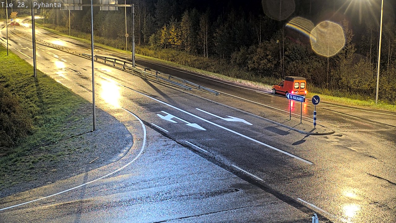 Kelikamerat Kuva Tie 28 Pyhäntä, Pyhäntä, Pohjois-Pohjanmaa