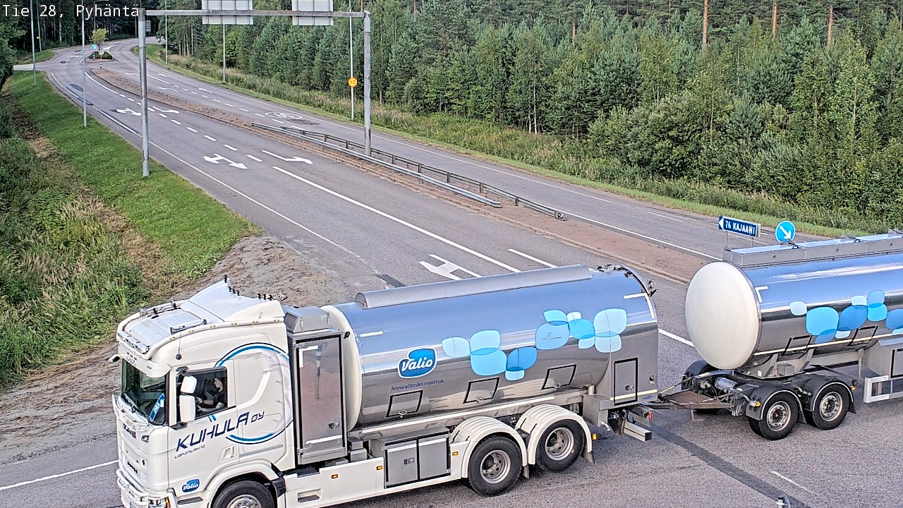 Kelikamerat Kuva Tie 28 Pyhäntä, Pyhäntä, Pohjois-Pohjanmaa