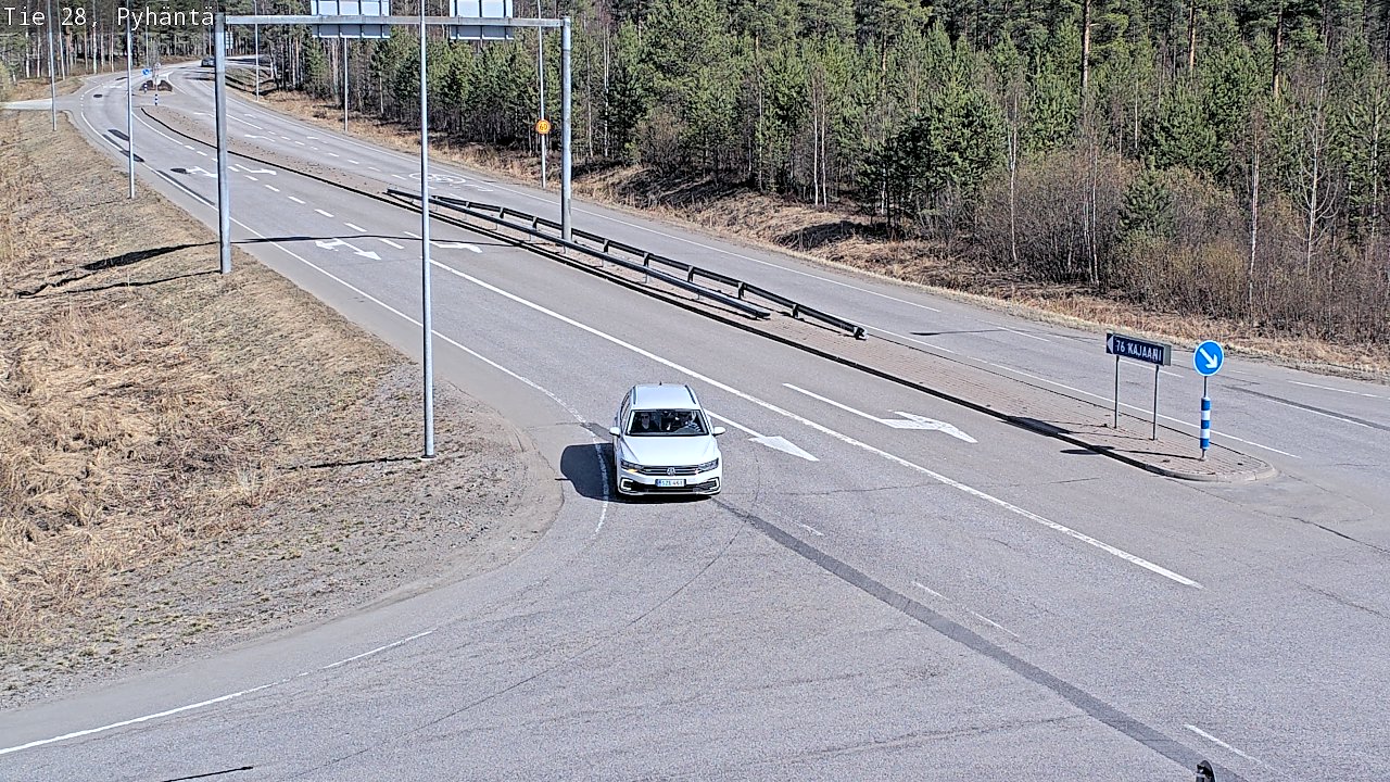 Kelikamerat Kuva Tie 28 Pyhäntä, Pyhäntä, Pohjois-Pohjanmaa