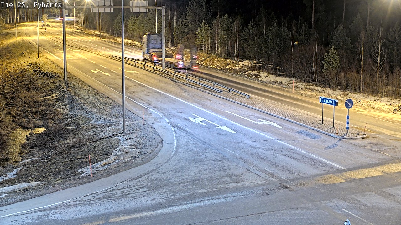 Kelikamerat Kuva Tie 28 Pyhäntä, Pyhäntä, Pohjois-Pohjanmaa