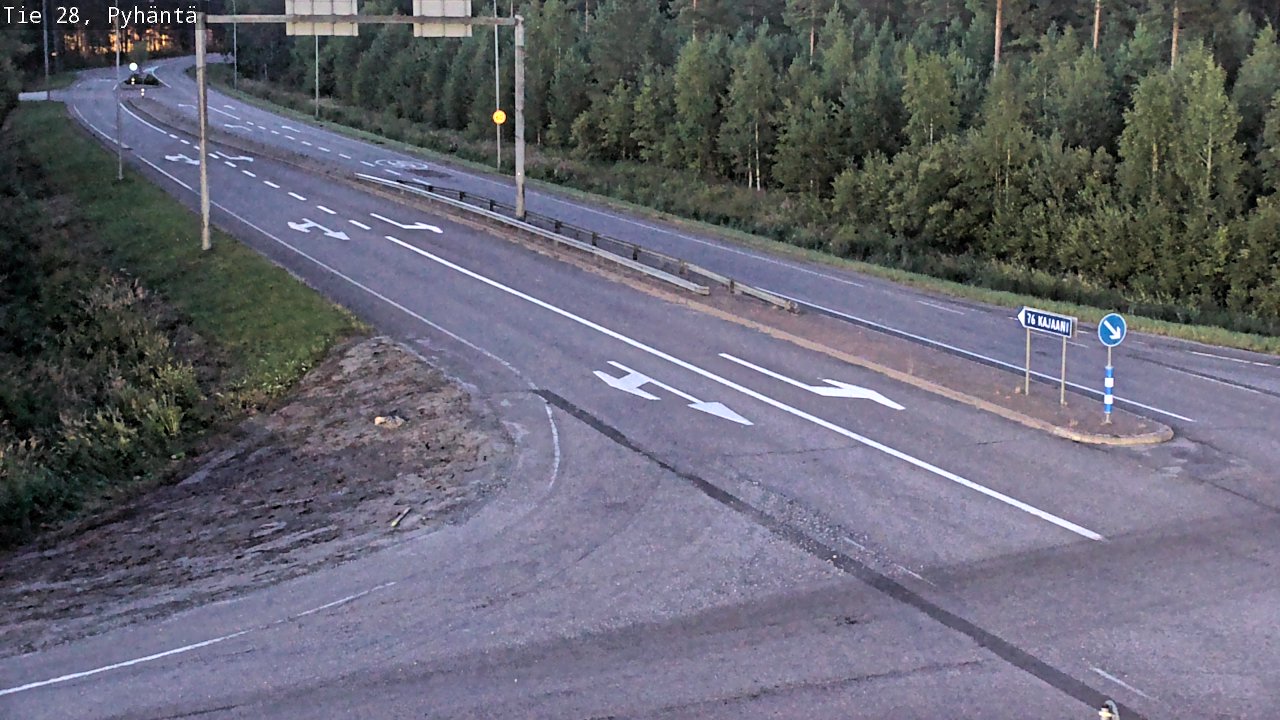 Kelikamerat Kuva Tie 28 Pyhäntä, Pyhäntä, Pohjois-Pohjanmaa