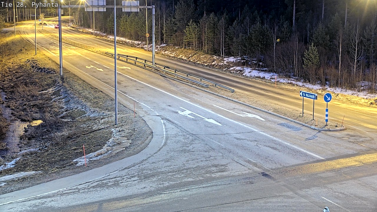 Kelikamerat Kuva Tie 28 Pyhäntä, Pyhäntä, Pohjois-Pohjanmaa