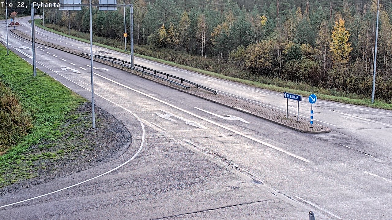 Kelikamerat Kuva Tie 28 Pyhäntä, Pyhäntä, Pohjois-Pohjanmaa