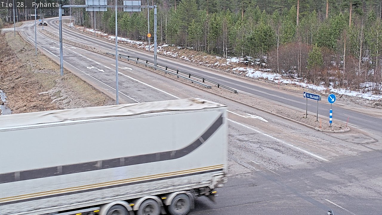 Kelikamerat Kuva Tie 28 Pyhäntä, Pyhäntä, Pohjois-Pohjanmaa