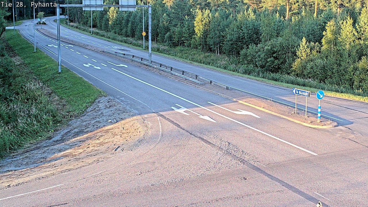 Kelikamerat Kuva Tie 28 Pyhäntä, Pyhäntä, Pohjois-Pohjanmaa