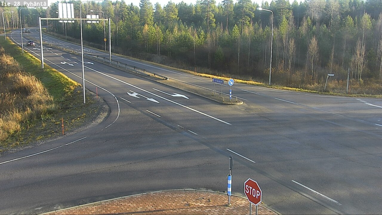 Kelikamerat Kuva Tie 28 Pyhäntä, Pyhäntä, Pohjois-Pohjanmaa