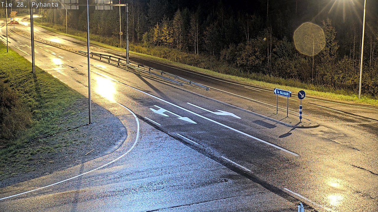 Kelikamerat Kuva Tie 28 Pyhäntä, Pyhäntä, Pohjois-Pohjanmaa