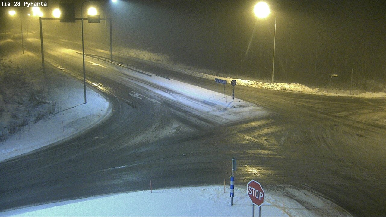 Kelikamerat Kuva Tie 28 Pyhäntä, Pyhäntä, Pohjois-Pohjanmaa