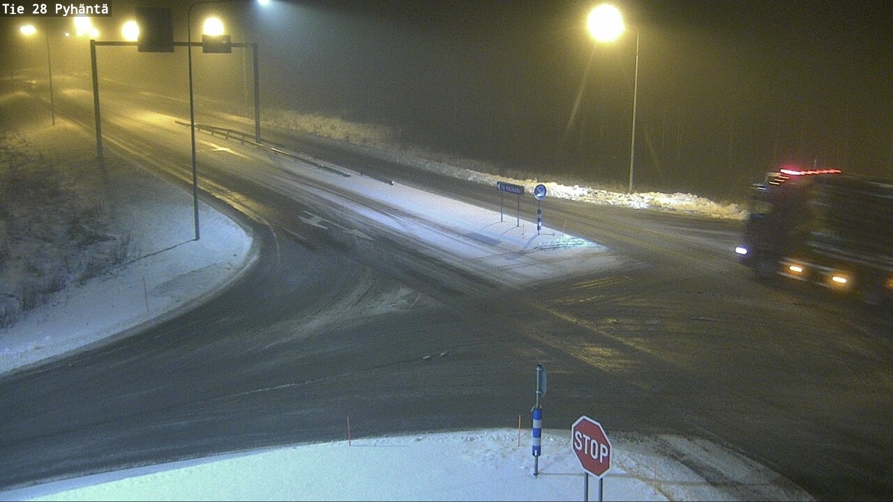 Kelikamerat Kuva Tie 28 Pyhäntä, Pyhäntä, Pohjois-Pohjanmaa