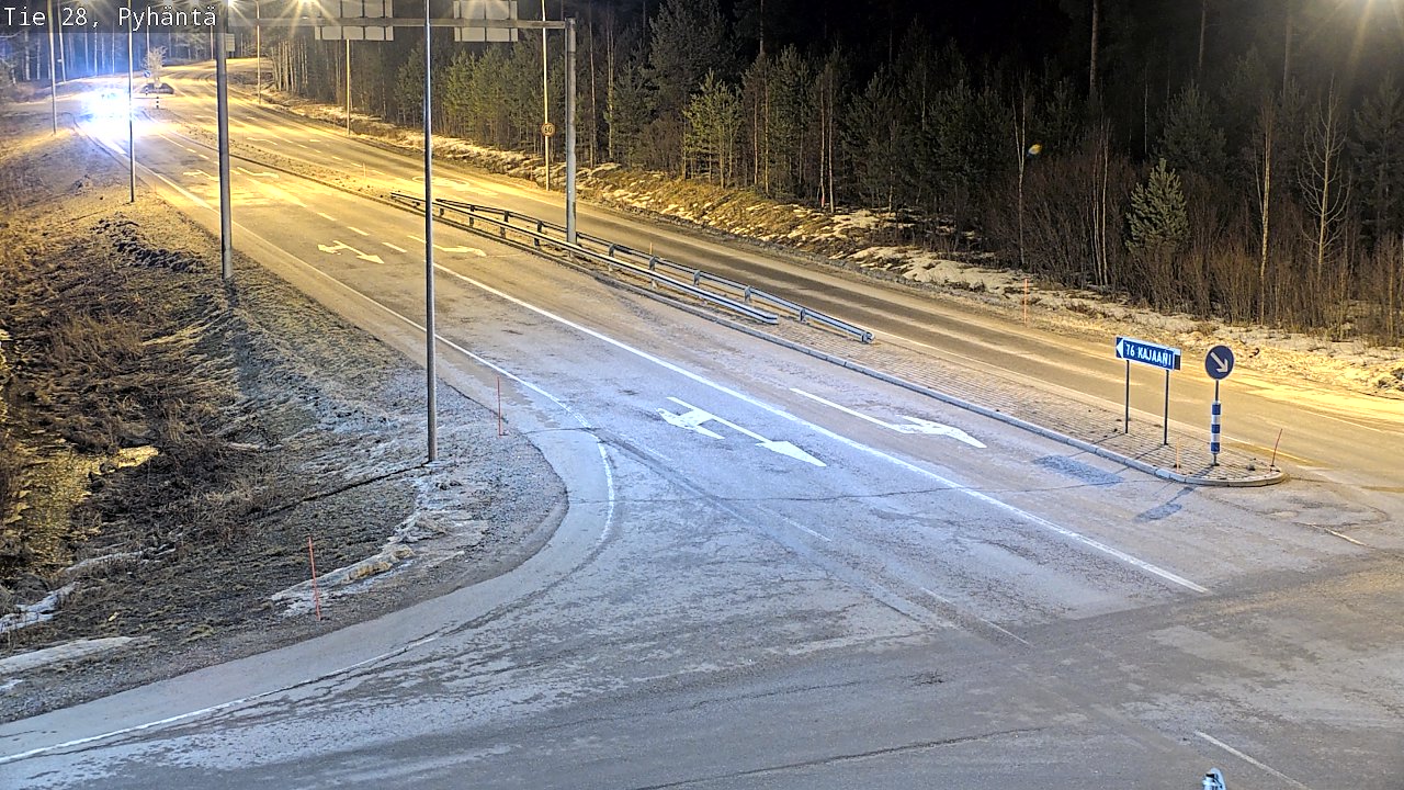 Kelikamerat Kuva Tie 28 Pyhäntä, Pyhäntä, Pohjois-Pohjanmaa