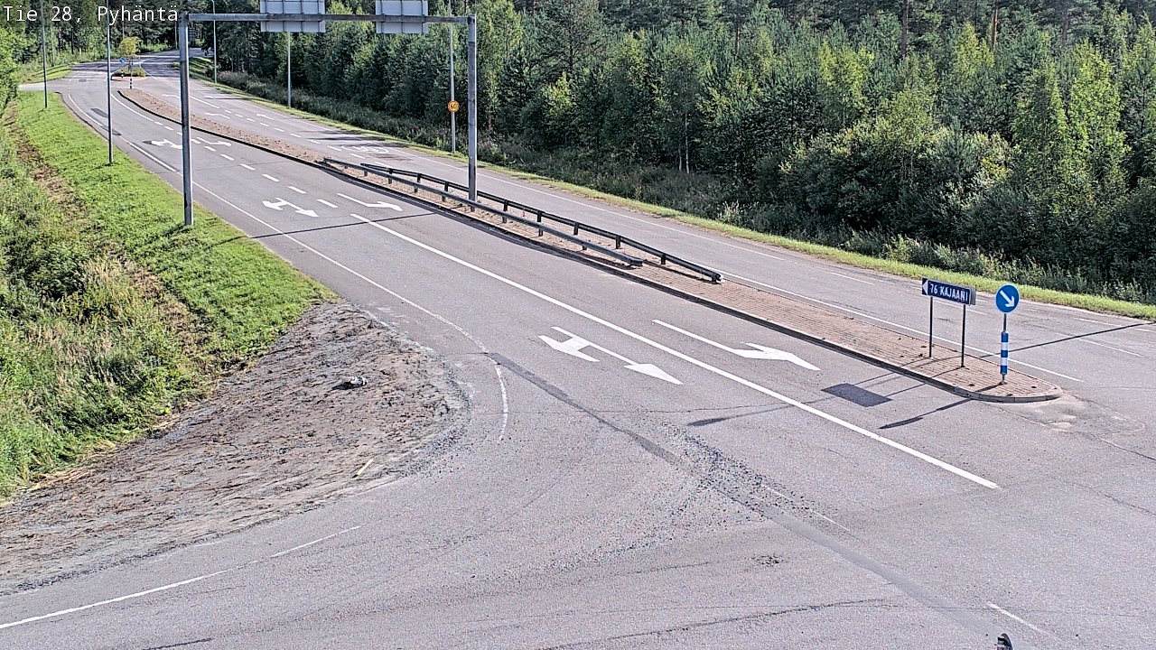 Kelikamerat Kuva Tie 28 Pyhäntä, Pyhäntä, Pohjois-Pohjanmaa