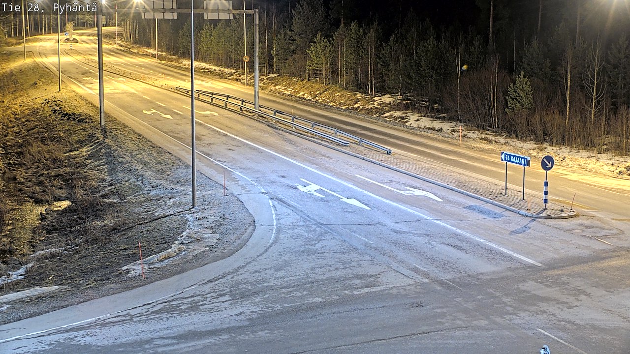 Kelikamerat Kuva Tie 28 Pyhäntä, Pyhäntä, Pohjois-Pohjanmaa