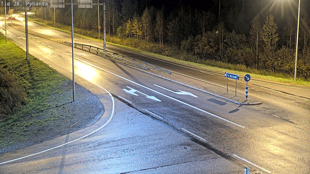 Kelikamerat Kuva Tie 28 Pyhäntä, Pyhäntä, Pohjois-Pohjanmaa
