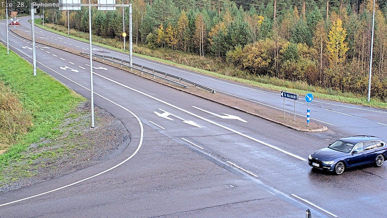 Kelikamerat Kuva Tie 28 Pyhäntä, Pyhäntä, Pohjois-Pohjanmaa