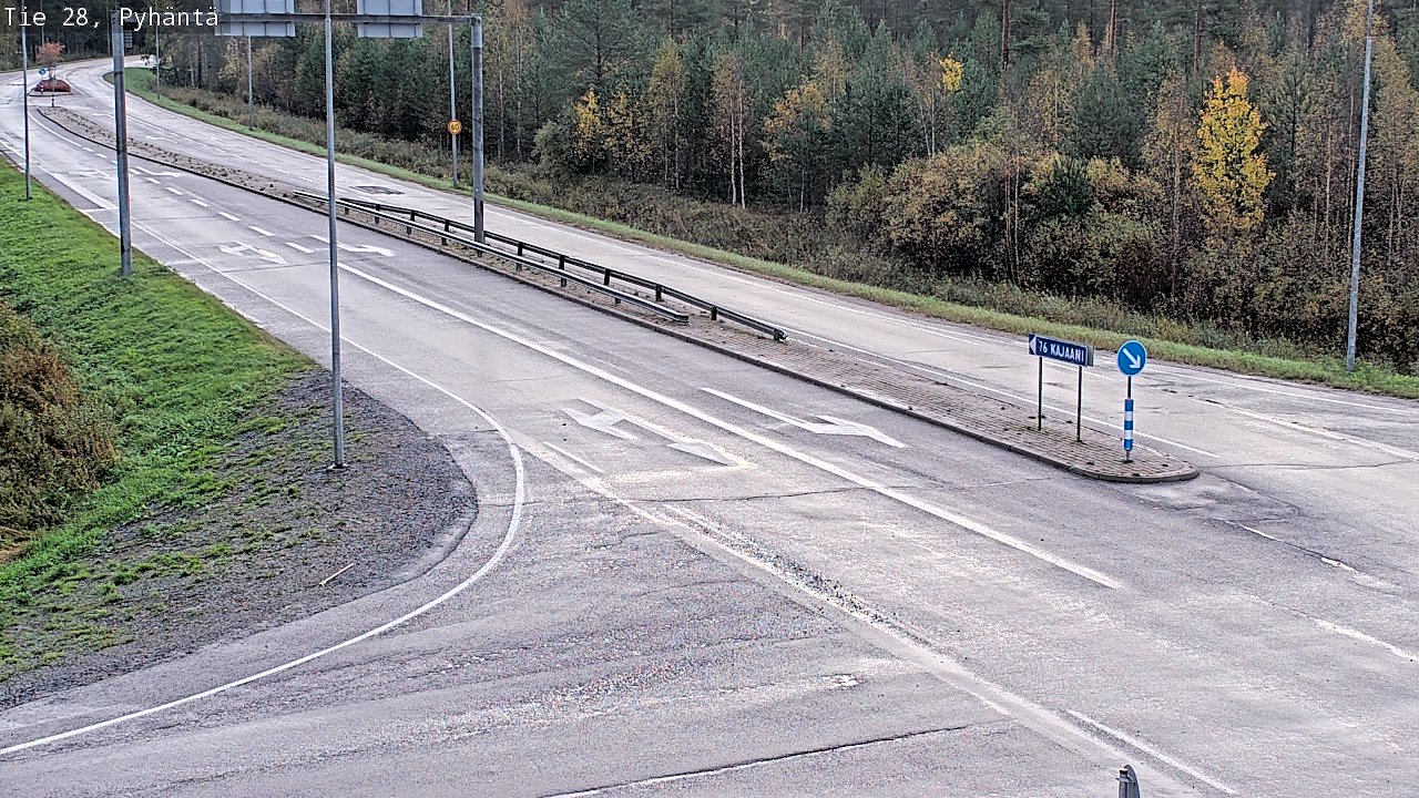 Kelikamerat Kuva Tie 28 Pyhäntä, Pyhäntä, Pohjois-Pohjanmaa