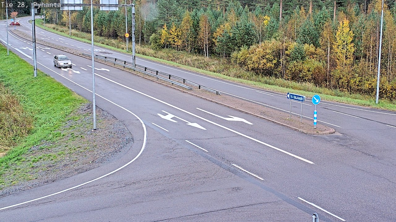 Kelikamerat Kuva Tie 28 Pyhäntä, Pyhäntä, Pohjois-Pohjanmaa