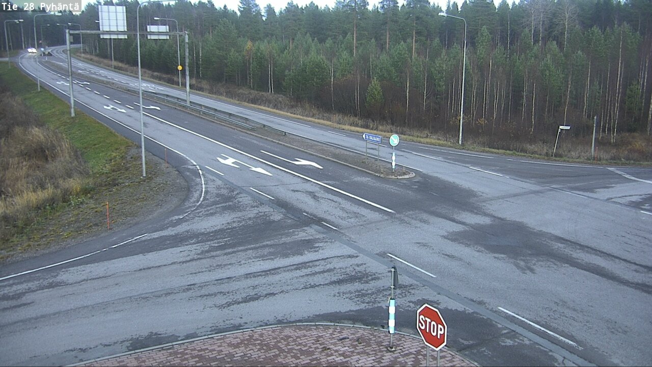 Kelikamerat Kuva Tie 28 Pyhäntä, Pyhäntä, Pohjois-Pohjanmaa