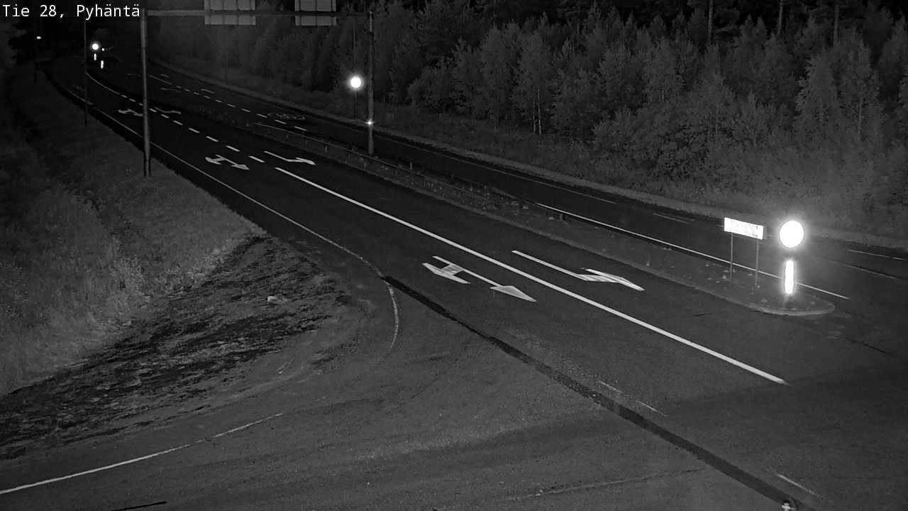 Kelikamerat Kuva Tie 28 Pyhäntä, Pyhäntä, Pohjois-Pohjanmaa