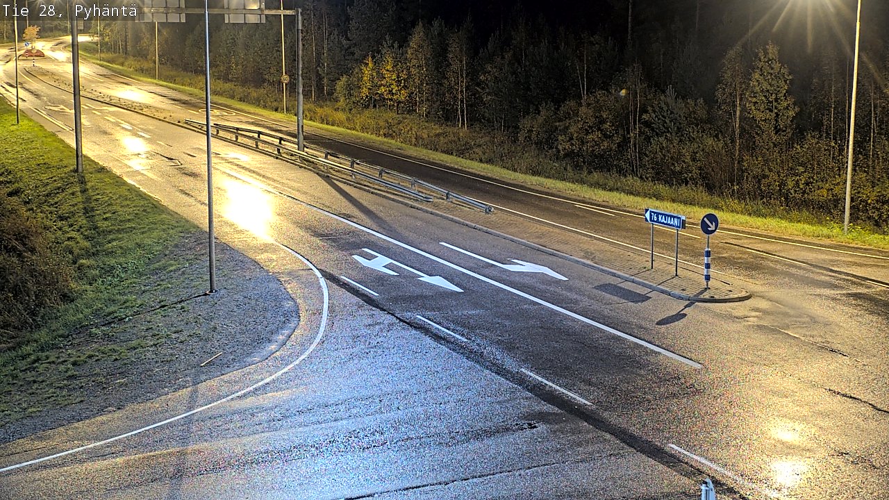 Kelikamerat Kuva Tie 28 Pyhäntä, Pyhäntä, Pohjois-Pohjanmaa