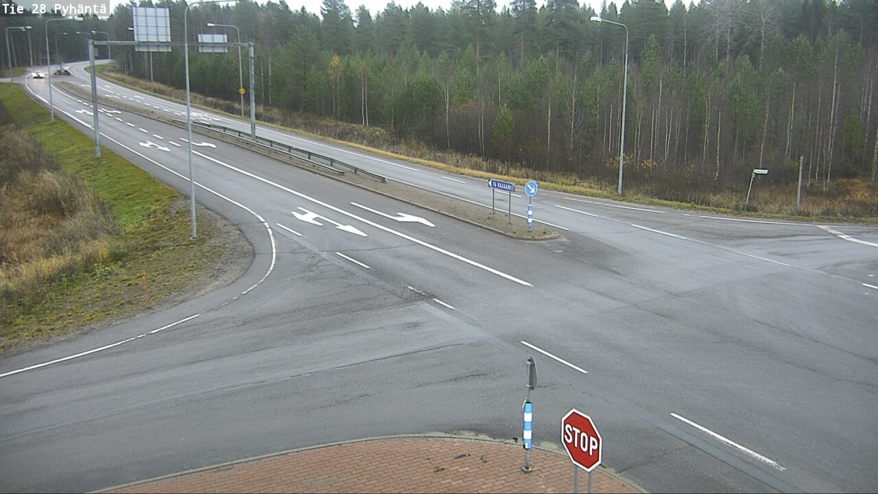 Kelikamerat Kuva Tie 28 Pyhäntä, Pyhäntä, Pohjois-Pohjanmaa