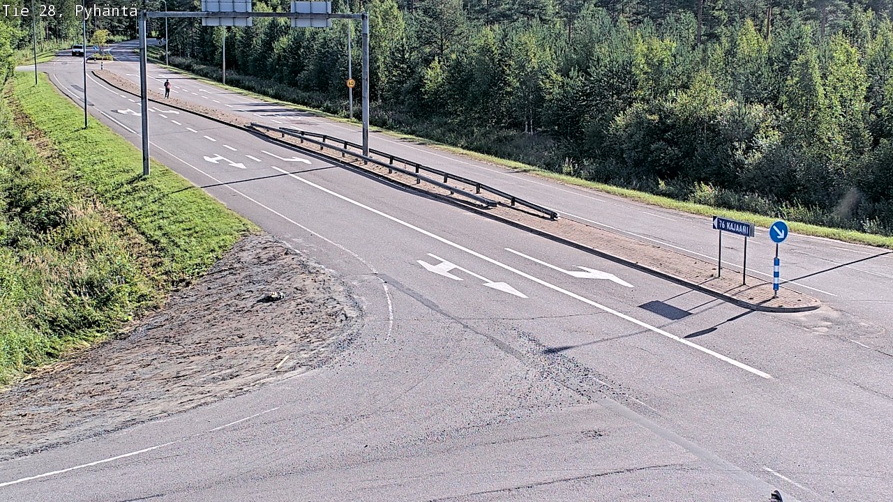 Kelikamerat Kuva Tie 28 Pyhäntä, Pyhäntä, Pohjois-Pohjanmaa