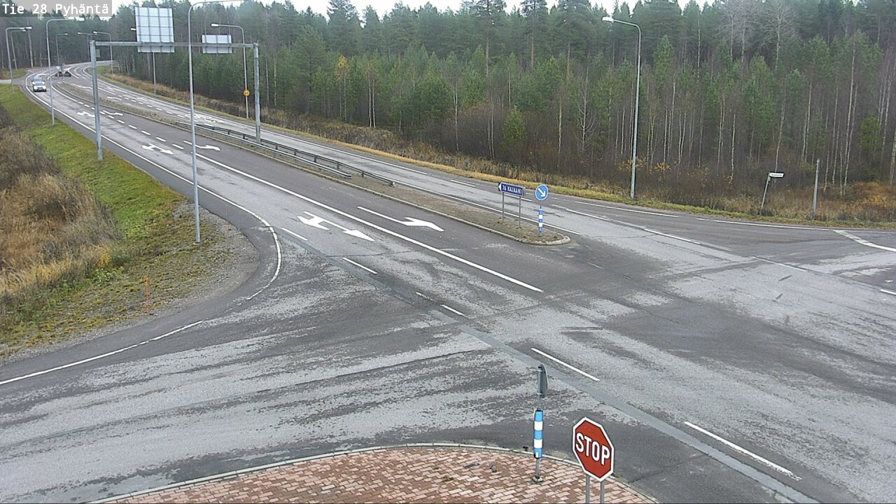 Kelikamerat Kuva Tie 28 Pyhäntä, Pyhäntä, Pohjois-Pohjanmaa