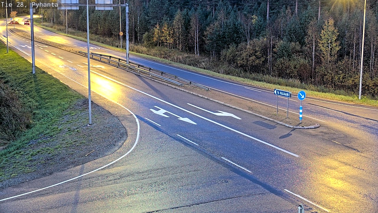 Kelikamerat Kuva Tie 28 Pyhäntä, Pyhäntä, Pohjois-Pohjanmaa