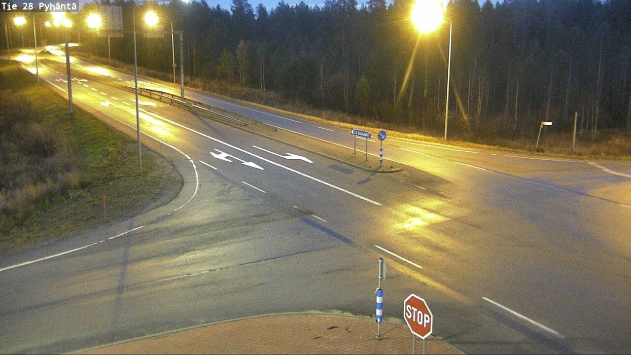 Kelikamerat Kuva Tie 28 Pyhäntä, Pyhäntä, Pohjois-Pohjanmaa