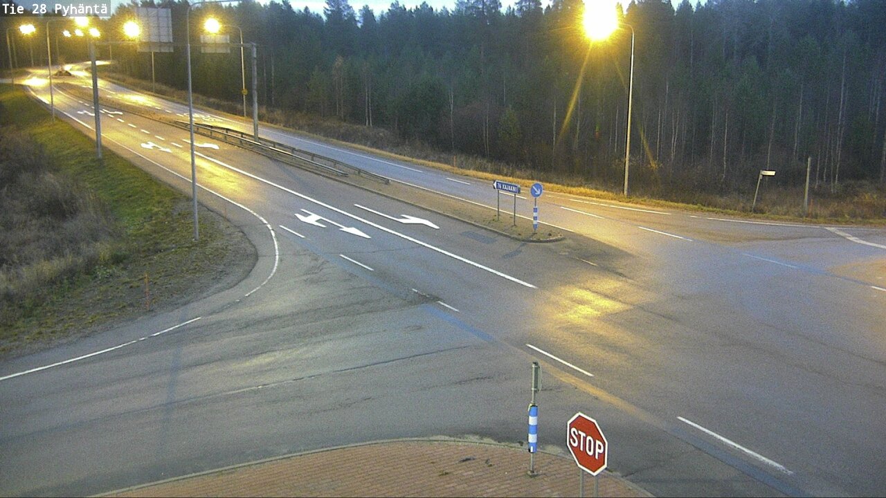 Kelikamerat Kuva Tie 28 Pyhäntä, Pyhäntä, Pohjois-Pohjanmaa