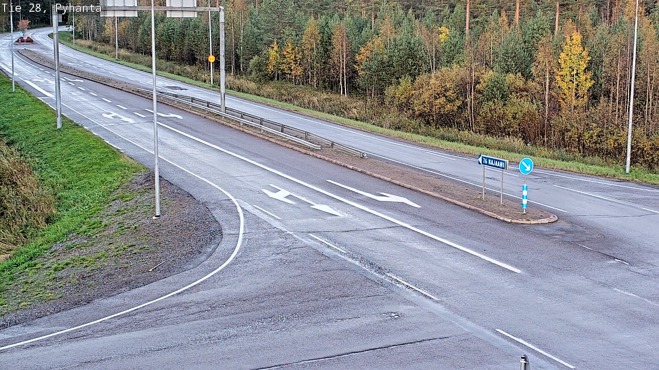 Kelikamerat Kuva Tie 28 Pyhäntä, Pyhäntä, Pohjois-Pohjanmaa