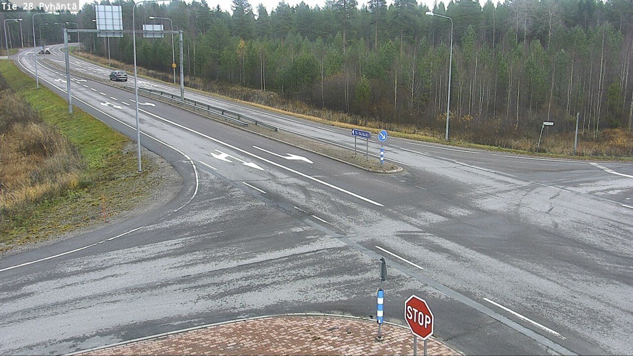 Kelikamerat Kuva Tie 28 Pyhäntä, Pyhäntä, Pohjois-Pohjanmaa
