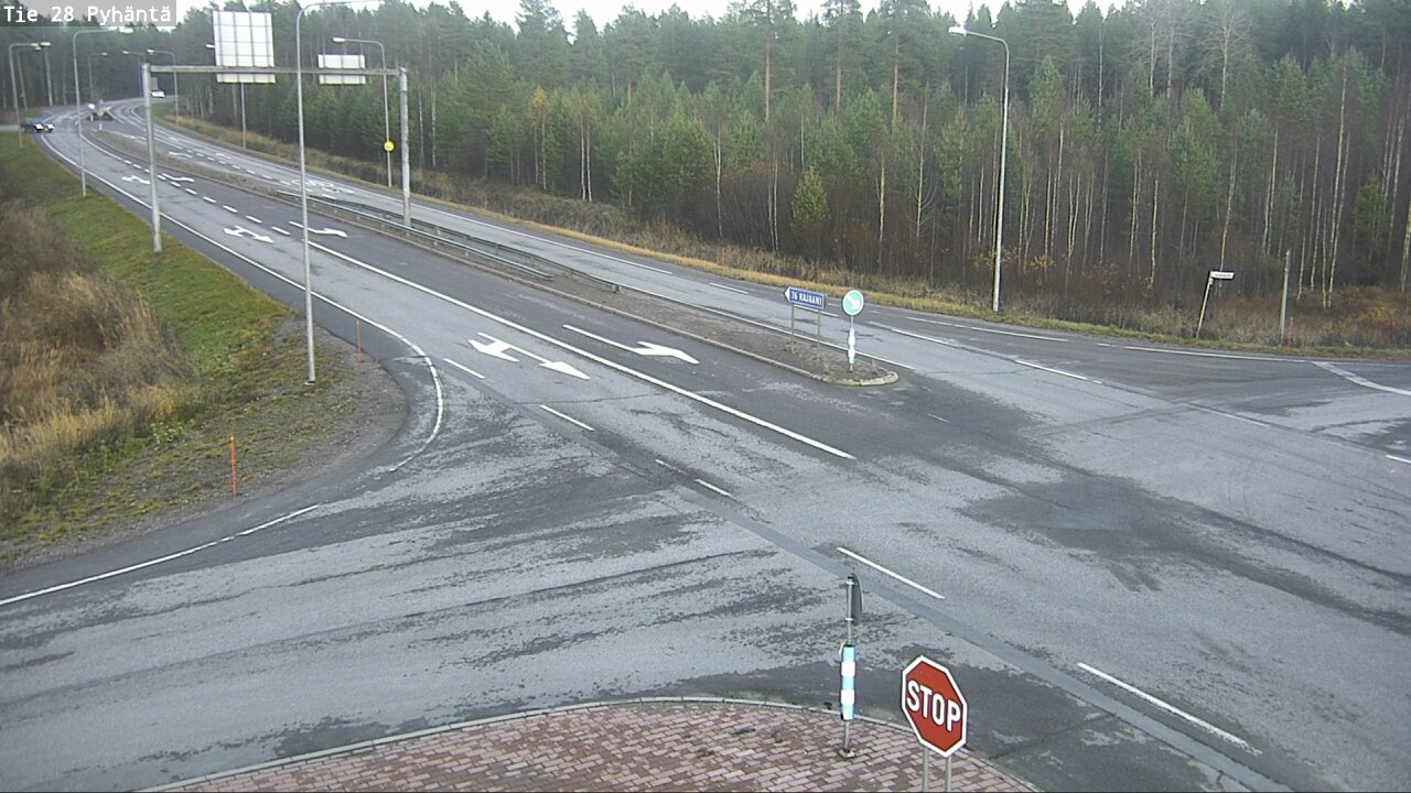 Kelikamerat Kuva Tie 28 Pyhäntä, Pyhäntä, Pohjois-Pohjanmaa