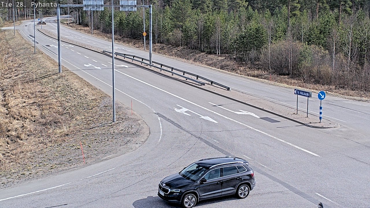 Kelikamerat Kuva Tie 28 Pyhäntä, Pyhäntä, Pohjois-Pohjanmaa