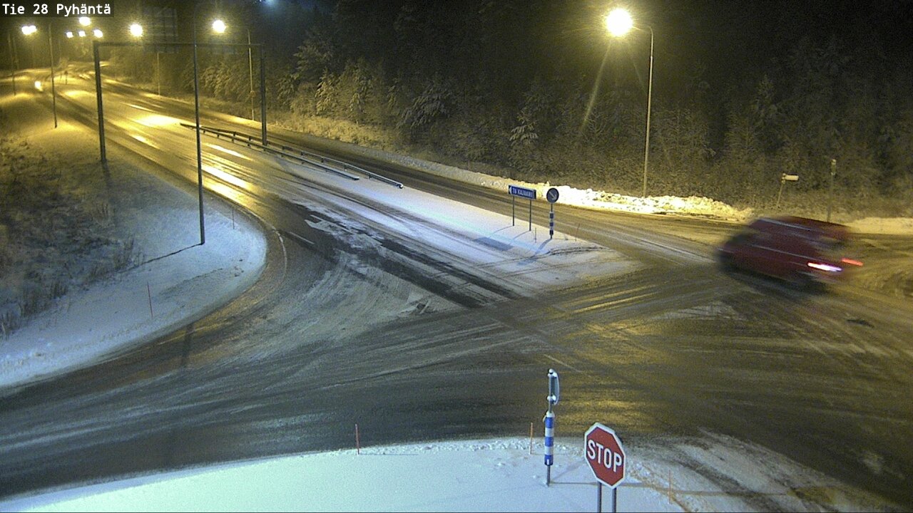 Kelikamerat Kuva Tie 28 Pyhäntä, Pyhäntä, Pohjois-Pohjanmaa