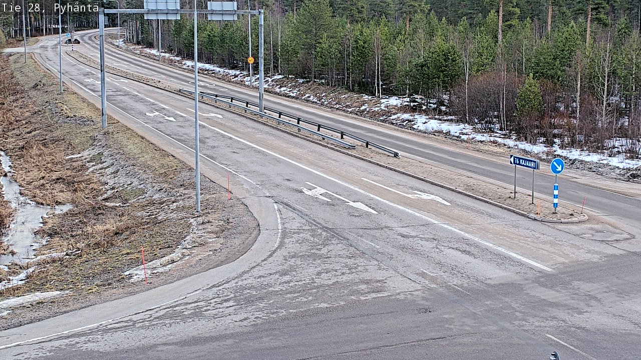 Kelikamerat Kuva Tie 28 Pyhäntä, Pyhäntä, Pohjois-Pohjanmaa