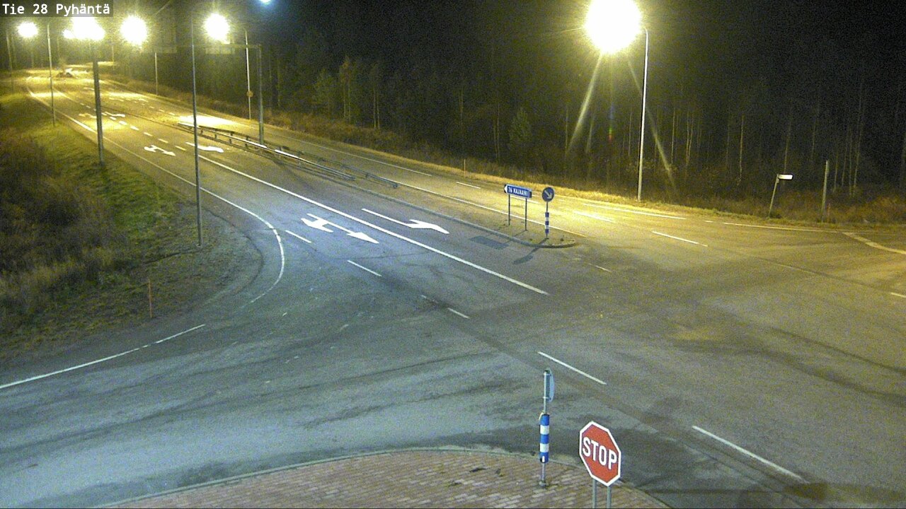 Kelikamerat Kuva Tie 28 Pyhäntä, Pyhäntä, Pohjois-Pohjanmaa